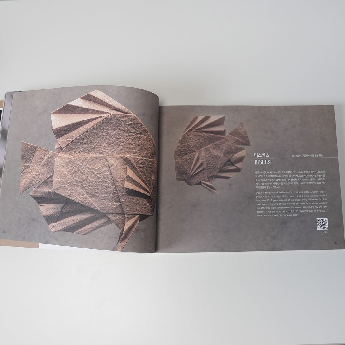 Origami Polaris-No.1-Fishes origami fish by Maeng Hyeong Kyu