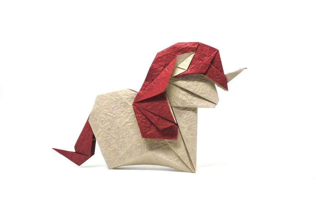 #8 cute pony origami diagrams 69steps three version pdf file