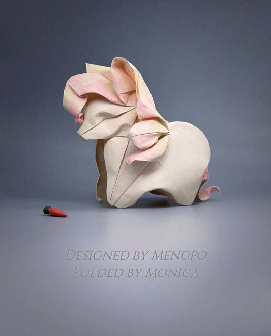 #8 cute pony origami diagrams  69steps three version pdf file