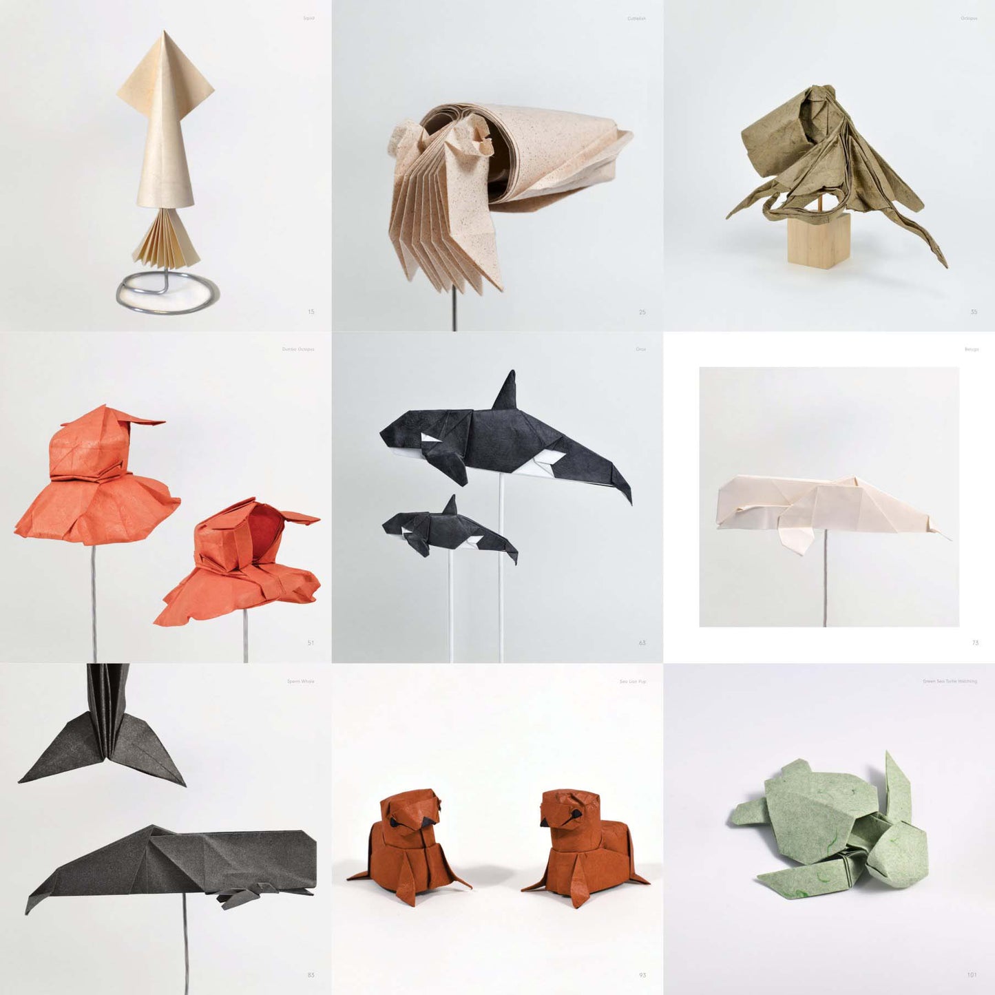 Marine Origami by Joseph Hwang 海洋折纸 hardcover origami book