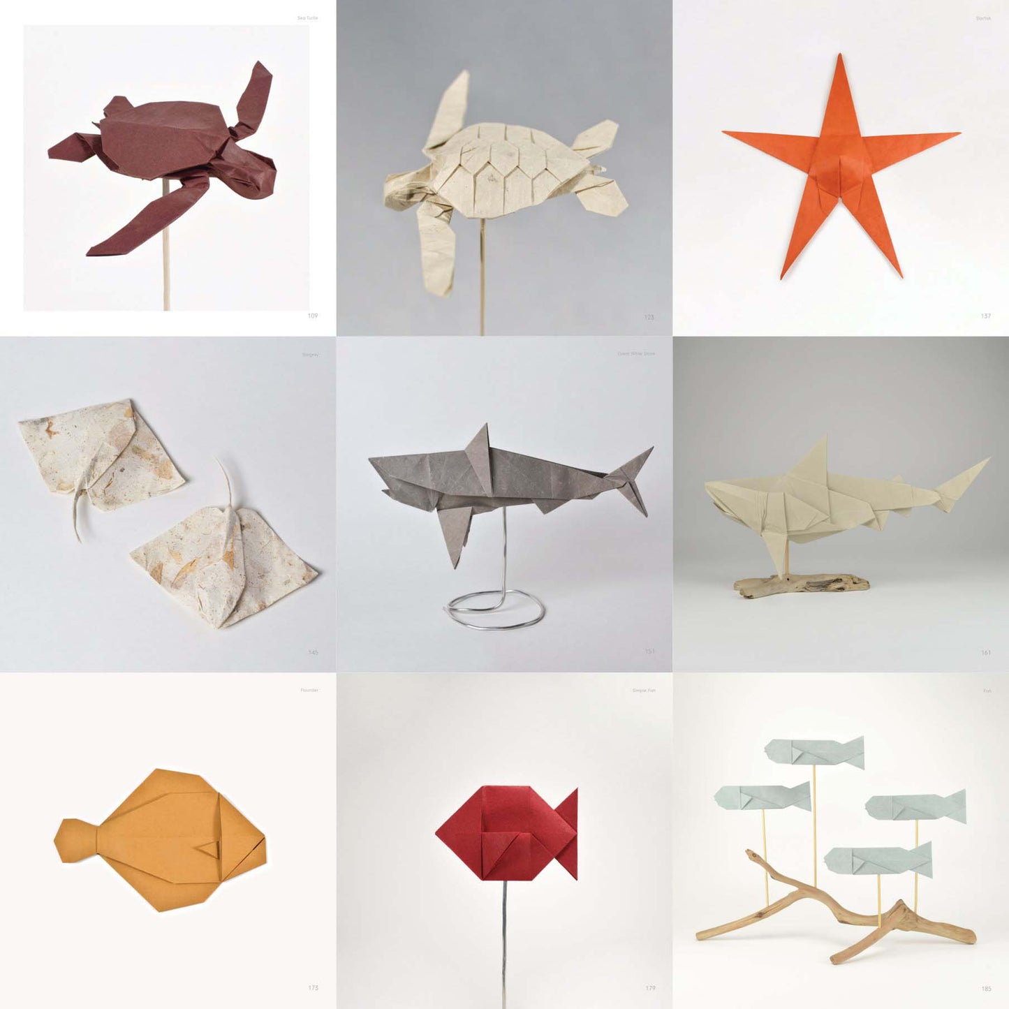 Marine Origami by Joseph Hwang 海洋折纸 hardcover origami book
