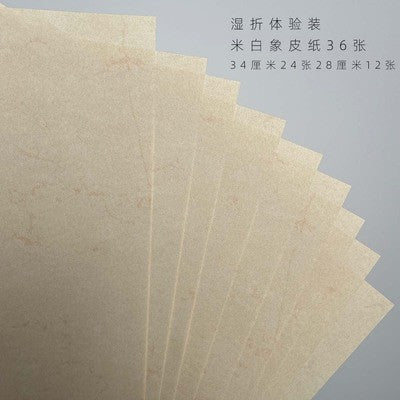elephant hide paper IVORY